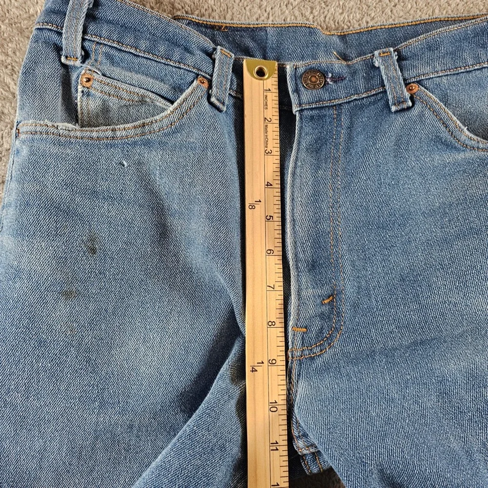 Vintage 1982 Levis 517 Orange‎ Tab Jeans 36x29 (34X26) Made in USA Bootcut